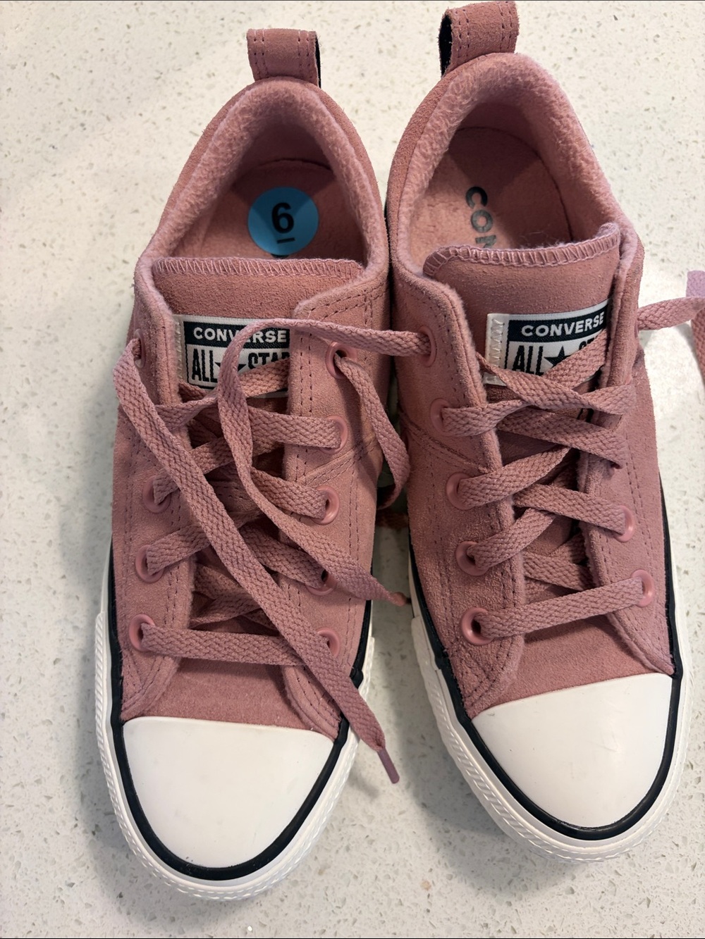 Converse Low Top Sneakers in Dusty Rose - Picture 4 of 4